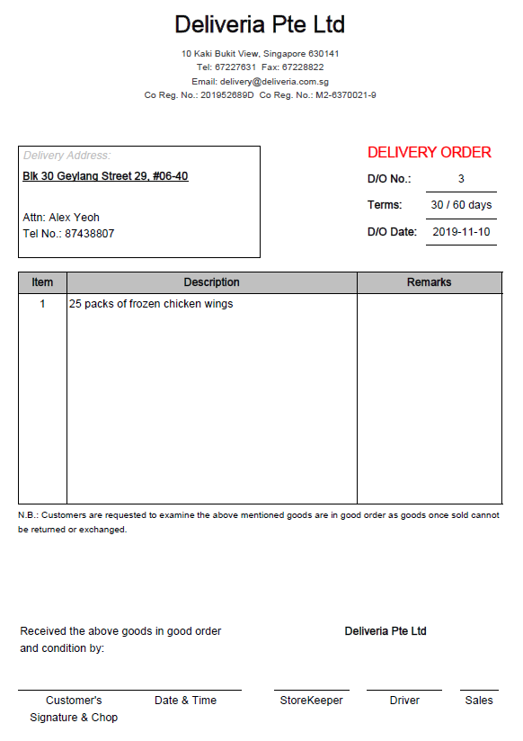 Delivery Order Pdf